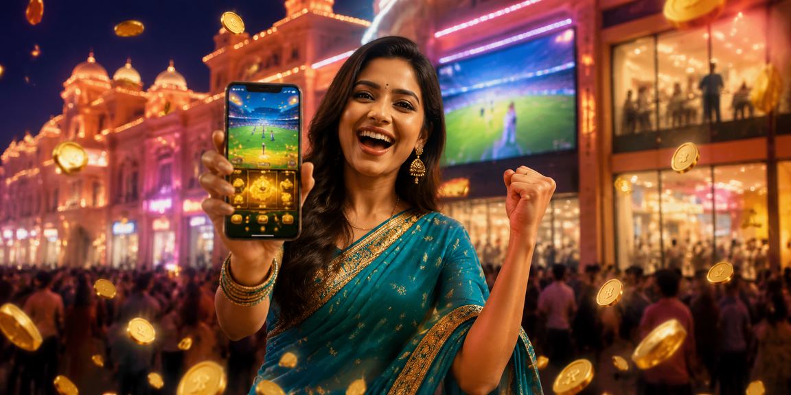 Festive scene with cashback promotion in Jaipur
