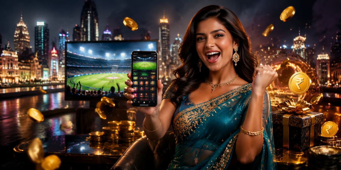 Mobile user enjoying sports betting on smartphone in Mumbai